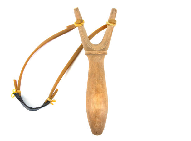 istock catapult or slingshot isolated on white background.catapult isolated 655291938