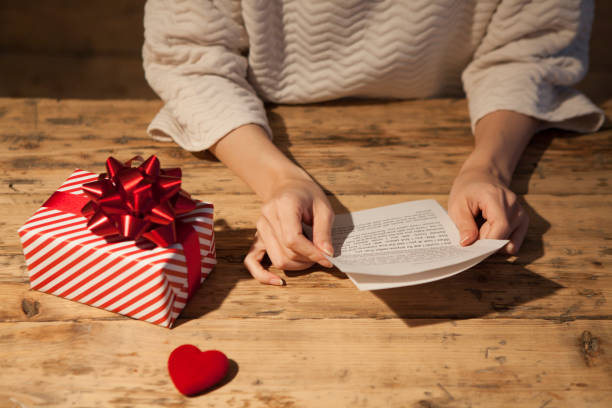 istock A woman reading a letter 655303142