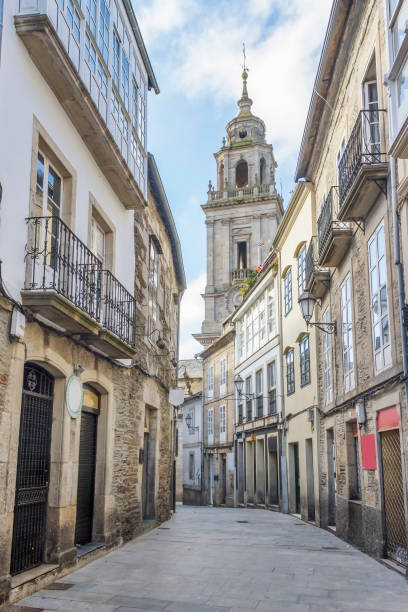 istock Ancient street in Lugo city 655304804