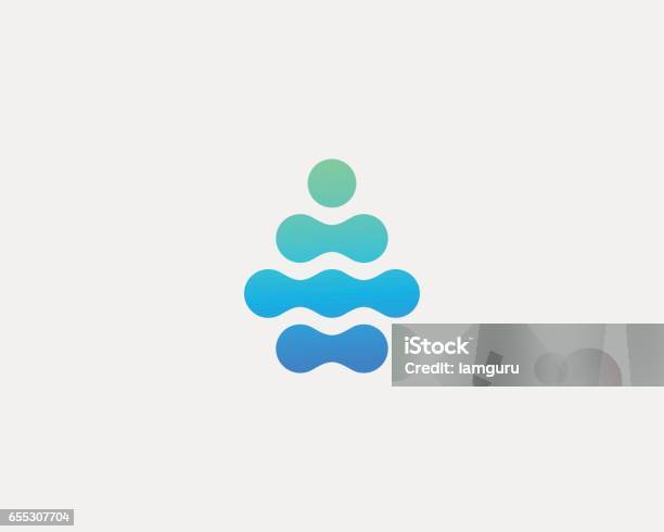 Abstract Water Aqua Drop Vector Design Water Drop Minimal Space Type Stock Illustration - Download Image Now