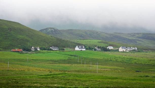 istock Panoramic Landscape Scenery of Beautiful  Scottish Farmland 655332180