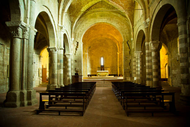 istock Small Church in Sorano. Tuscany. 655345674