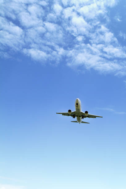 istock Clear airplane in the sky - Passenger Airliner / aircraft 655352678