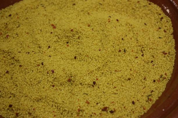 istock Spicy wheat semolina for couscous 655357052