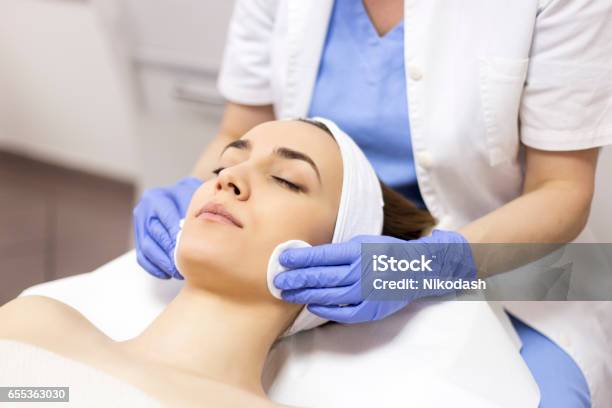 Face Skin Cleaning Massage Stock Photo - Download Image Now - Facial Mask - Beauty Product, Peel - Plant Part, Cleaning