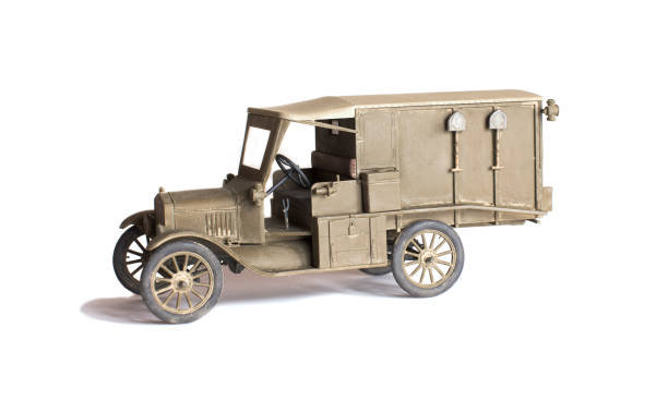 istock scale model of old vehicle 655366318