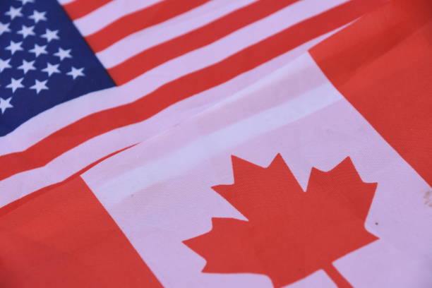 istock International Relations between United States and Canada 655366326