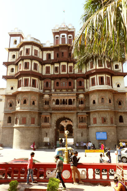 royal rajwada palace, indore - maratha imagens e fotografias de stock