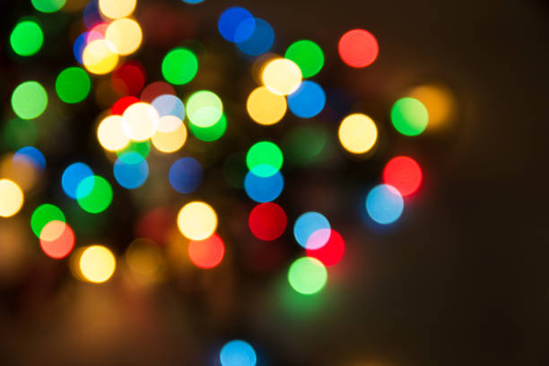istock Abstract City Lights Christmas - Bokeh 655370858