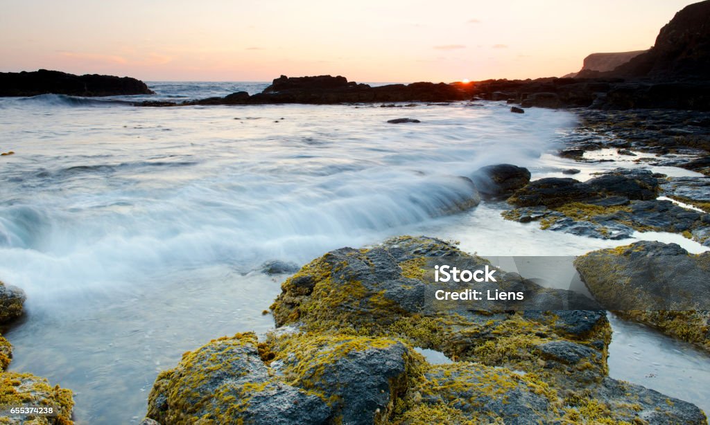 Mornington peninsula Australian beach at sunset. Mornington peninsula Australia Stock Photo