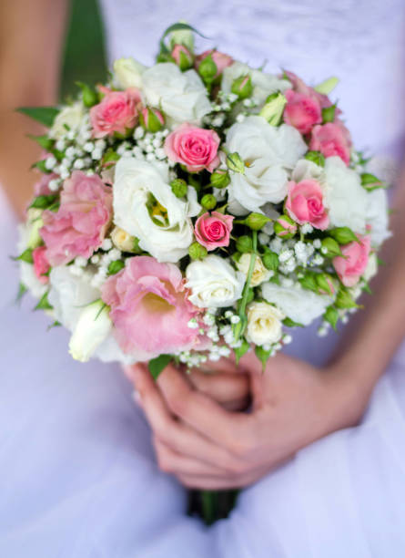 istock Wedding bouquet of roses 655381636