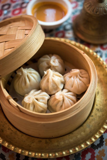 istock Momo, traditional Nepali dumplings 655383966