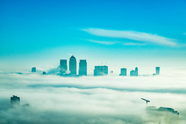 istock Skyscrapers in Canary Wharf, London, UK 655385144