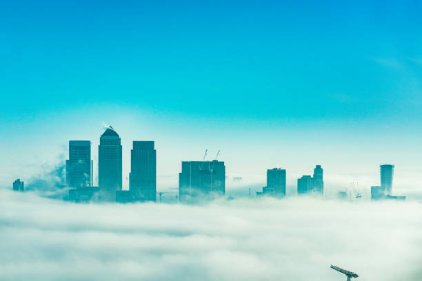 istock Skyscrapers in Canary Wharf, London, UK 655385164