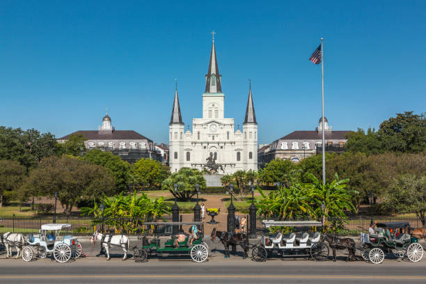 istock Saint Louis Cathedral in New Orleans 655413888