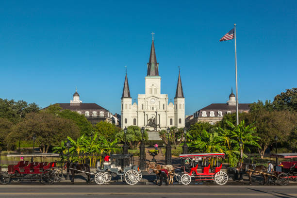 istock Saint Louis Cathedral in New Orleans 655414148