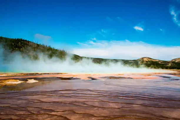 Photo of Grand Prismatic Spring, Yellowstone National Park