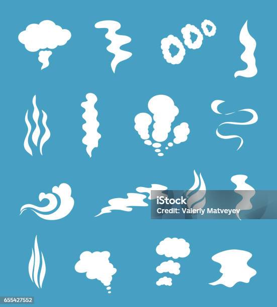 煙や蒸気のシルエット アイコン煙突や火災から喫煙雲タバコ パイプ ベクトル記号 - 煙のベクターアート素材や画像を多数ご用意 - 煙, タバコを吸う, 蒸気