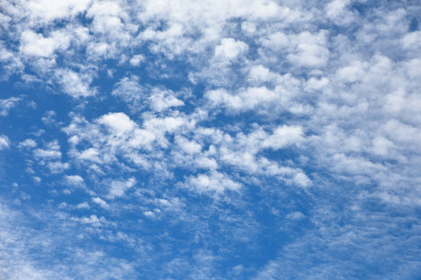 istock Beautiful blue sky and fluffy clouds 655446398