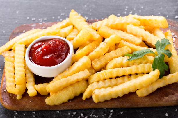 istock French fries with ketchup 655449496