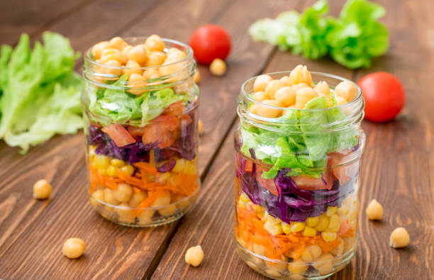 istock Fresh salad with garbanzo beans and vegetables 655476198