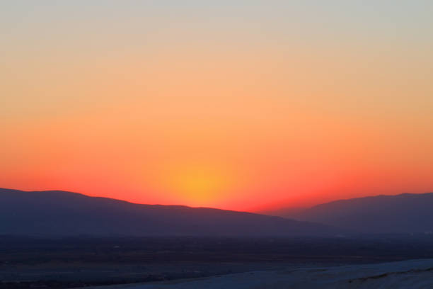 istock Beautiful sunrise over mountains 655489096