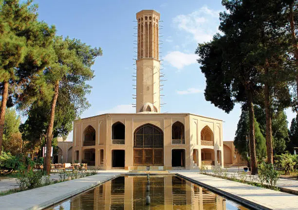 Photo of Dolat Abad Garden in Yazd, Iran