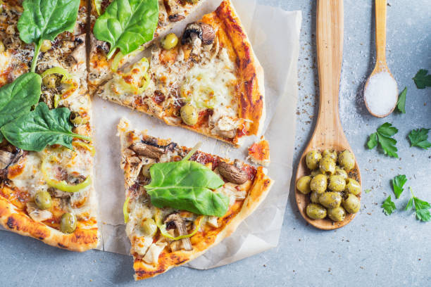 istock Delicious homemade pizza 655509864