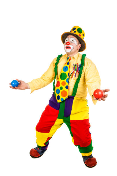 istock Clown juggling with balls 655513104
