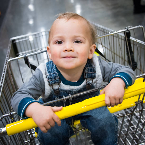 istock Baby Boy at the supermarket 655513444