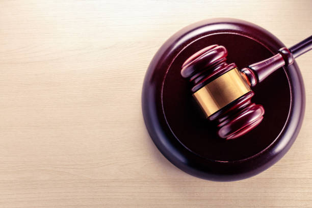 istock Wooden gavel and block 655516876