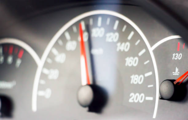 istock Blurred photo of the speedometer 655532596