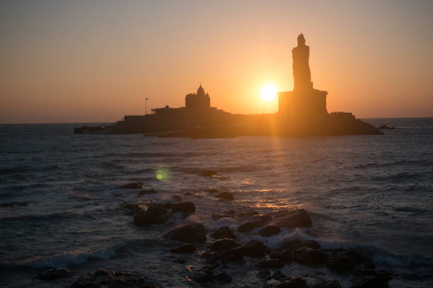 istock Sunrise above the sea Kanyakumari Comorin cape 655554838