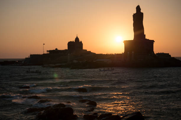 istock Sunrise above the sea Kanyakumari Comorin cape 655555280