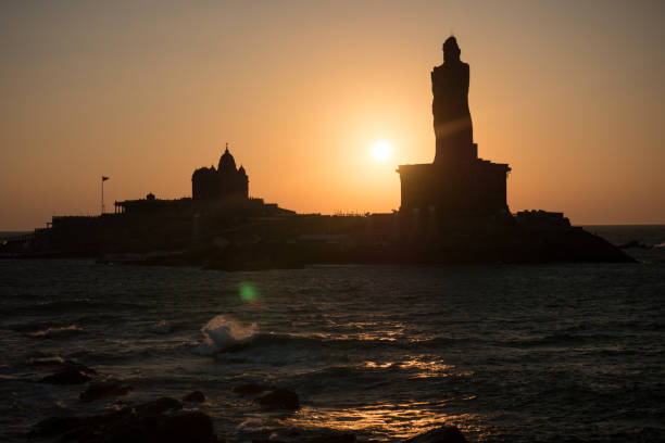 istock Sunrise above the sea Kanyakumari Comorin cape 655555314