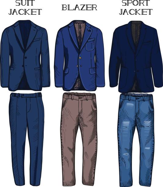 スーツのジャケット、ブレザー、スポーツ ジャケット - blazer点のイラスト素材／クリップアート素材／マンガ素材／アイコン素材