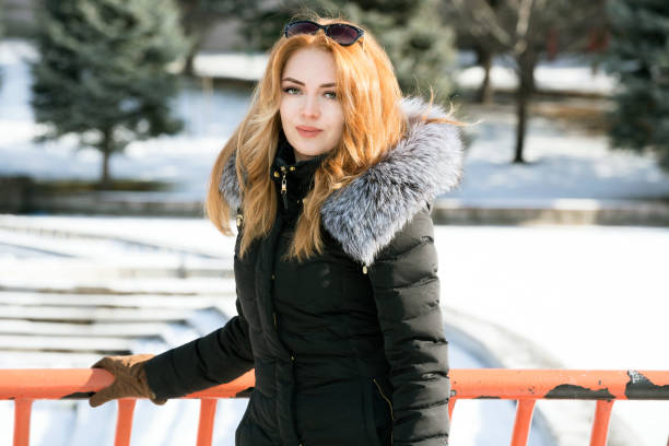 istock Woman Portrait at winter 655563698