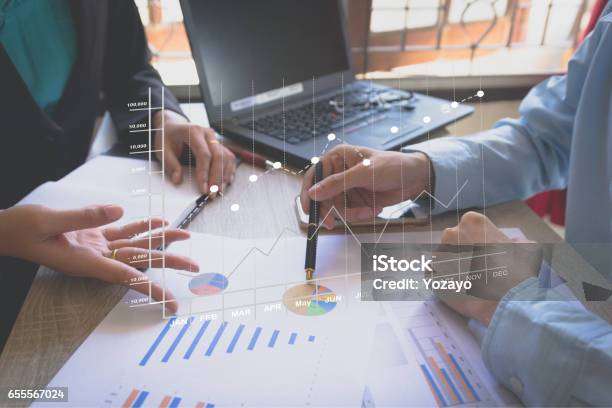 Business Team Meeting Present The Project Stock Photo - Download Image Now - Healthcare And Medicine, Business, Finance