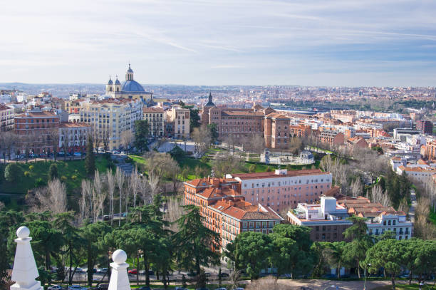 istock Panoramic view of Madrid, Spain 655574730