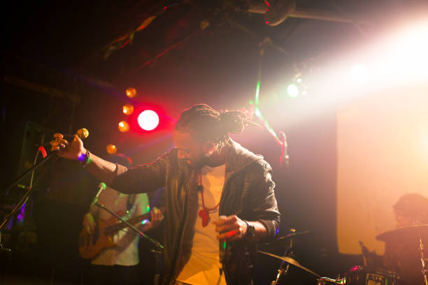istock Live concert of rock band 655582464