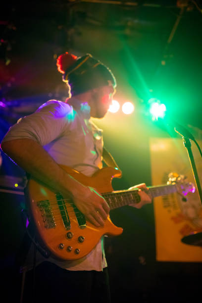 istock Live performance of rock band 655582574