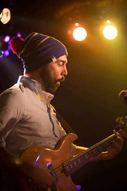 istock Guitarist performance in live house 655582638