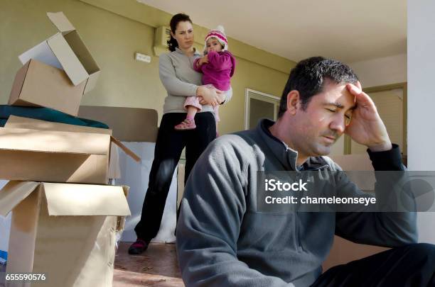 Concept Photo Divorce Eviction Financial Or Family Issues Stock Photo - Download Image Now