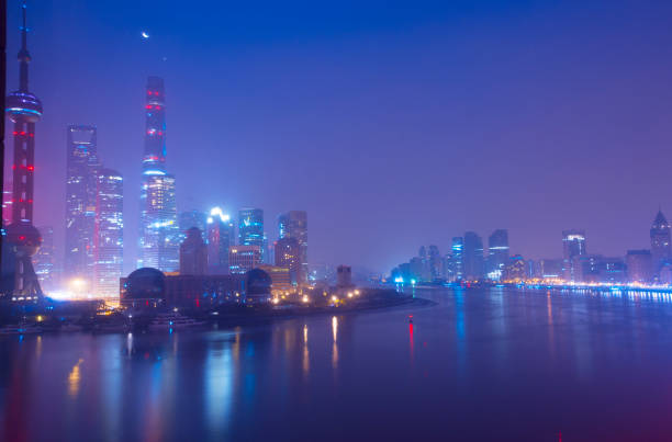 istock close up Shanghai at night, China 655604692