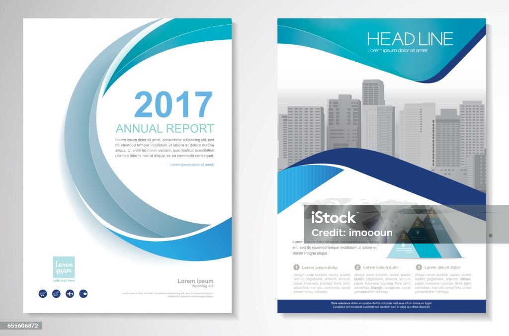 Vector Brochure Flyer design Layout template size A4, Front page and back page, infographics. Easy to use and edit. Plan - Document stock vector