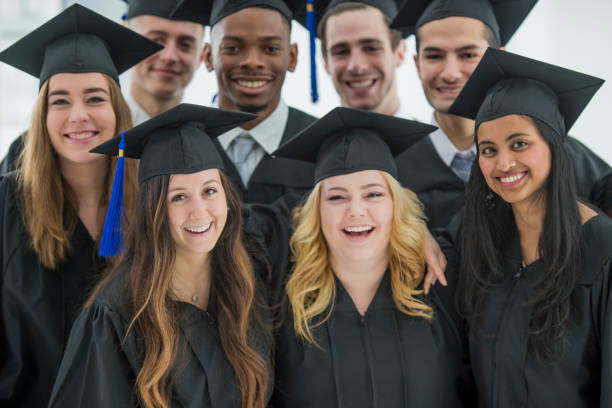 istock Group of College Graduates 655609964