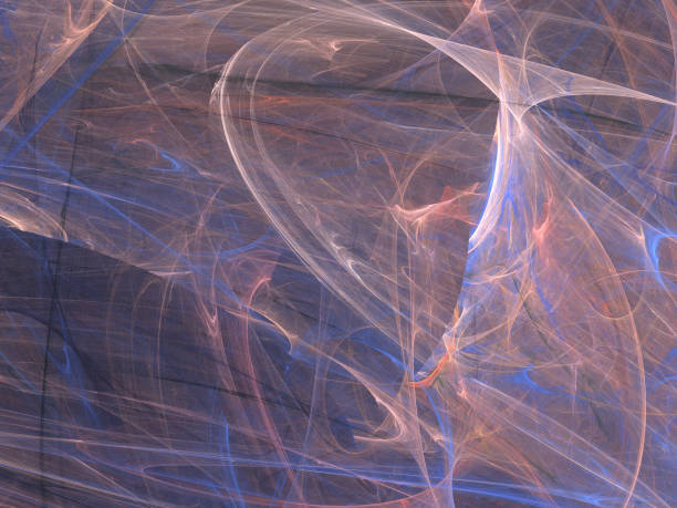 istock image of one Digital Fractal on Black Color 655627532
