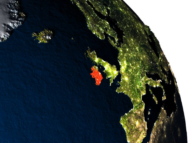 Ireland Map Nasa 130+ Satellite Image Of Ireland Stock Photos, Pictures & Royalty-Free ...