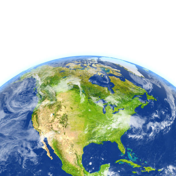 istock North America on planet Earth 655634308