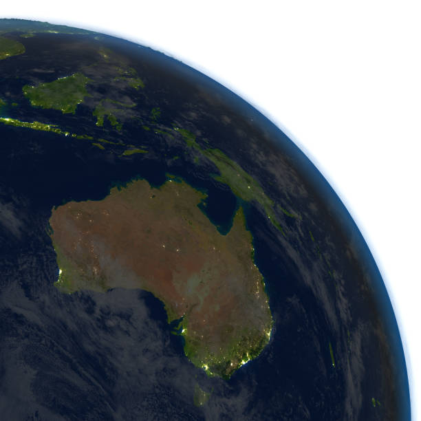 istock Australia at night on planet Earth 655634626